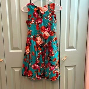 Blue Floral Dress
